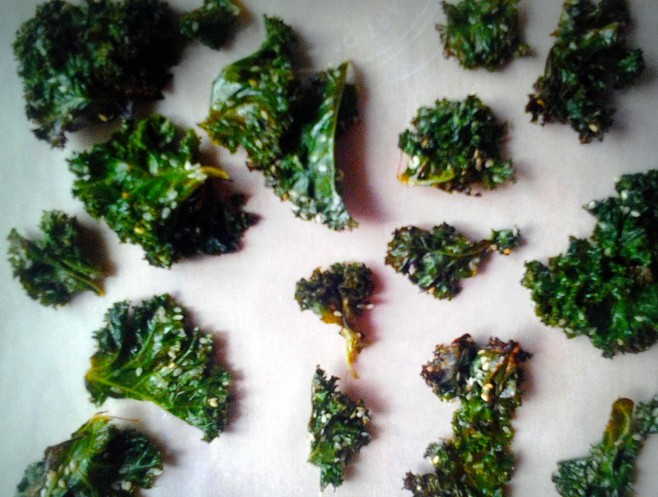 Réaliser des chips au Kale